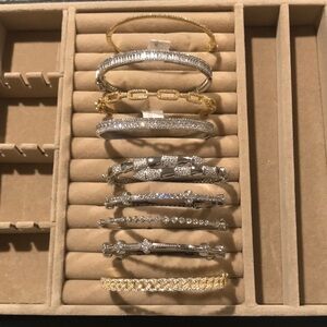 Bracelet bracelet white yellow sterling silver 925